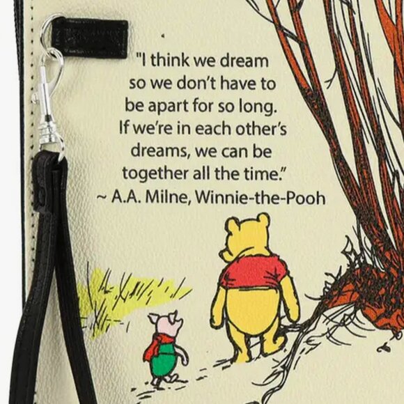 Winnie the Pooh Book Crossbody Purse - Wristlet - Book Lover Gifts - Picture 6 of 7